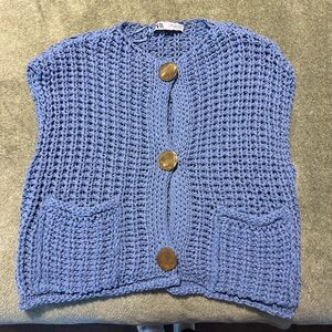 Zara Knit Sweater Vest size small